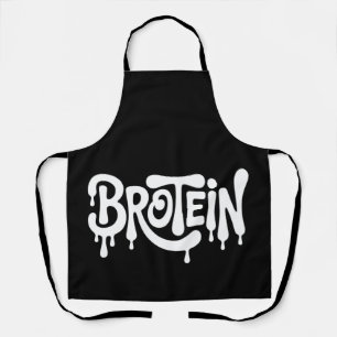 Delantal Brotein Proteína Divertido Hermano Gimnasio LGBTQ