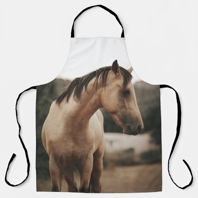 DELANTAL BROWN HORSE (Anverso)