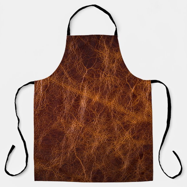 Delantal Brown leather textureabstract,art,artificial,backg (Anverso)