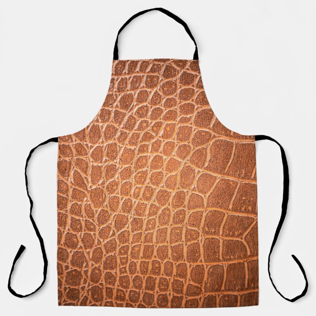 Delantal Brown skin leather texture backgroundskin,abstract (Anverso)
