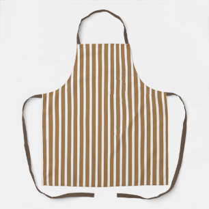 Delantal Brown Stripes Chef Baker Caterer