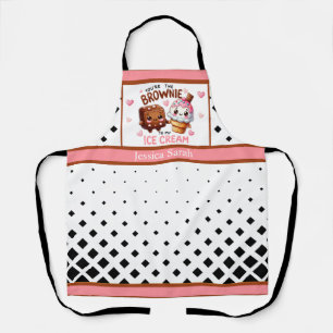 Delantal Brownies y Helados Kawaii Adorables