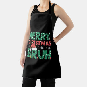 Delantal Bruh Meme Graciosamente Diciendo A Los Navidades D