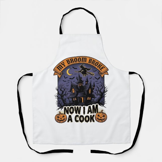 Delantal Bruja Cocinera Halloween Pun_1 (Anverso)