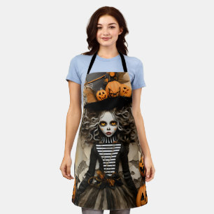 Delantal Bruja de Halloween