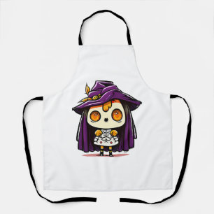 Delantal Bruja de Halloween