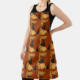 Delantal Bruja de Halloween linda
