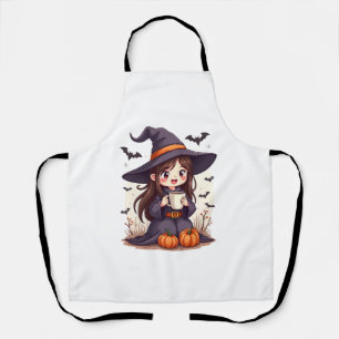 Delantal Bruja de las especias de calabaza - Camisa de café