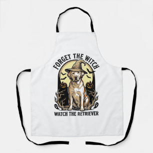 Delantal Bruja Labrador de Halloween Perro Retriever Vintag