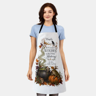 Delantal Bruja traviesa personalizada Halloween