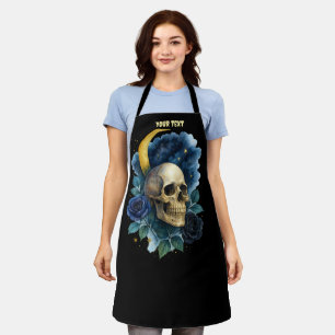 Delantal Brujería estética floral gótica Halloween espeluzn