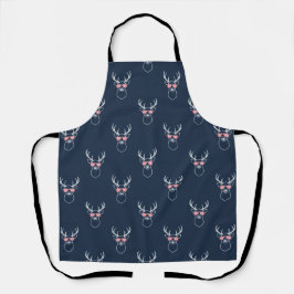 Delantal Buck Silhouette on Blue Apron