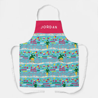 Delantal Buddy the Elf Candy Pattern