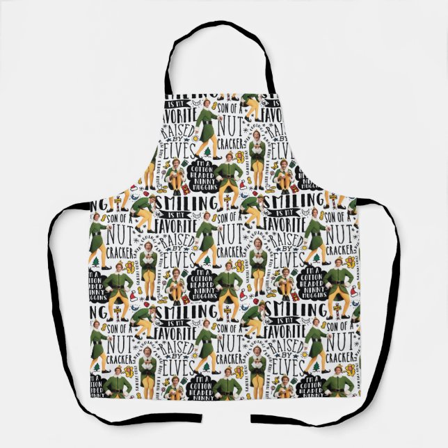 Delantal Buddy the Elf Quote Pattern (Anverso)