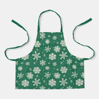 Delantal Buddy the Elf Snowflake Pattern