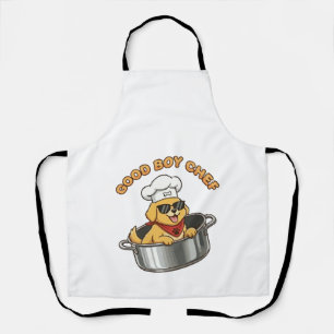 Delantal Buen Chico Chef Perro Cocinero