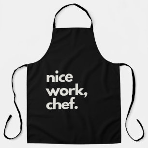 Delantal 'Buen Trabajo, Chef' Diversión Animando Juguetón D