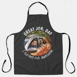 Delantal Buen trabajo papá... Personalizado del Día del Pad