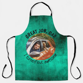 Delantal Buen trabajo papá... Personalizado del Día del Pad