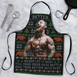Delantal Bueno Mejor Lo Mejor Disfraz De Navidad Feo Person