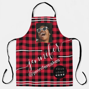 Delantal Búfalo de café con logo Personalizado
