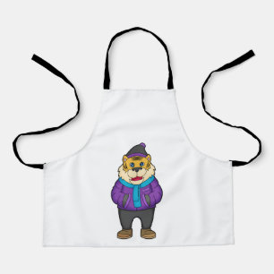 Delantal Bufanda de tigre Gorro