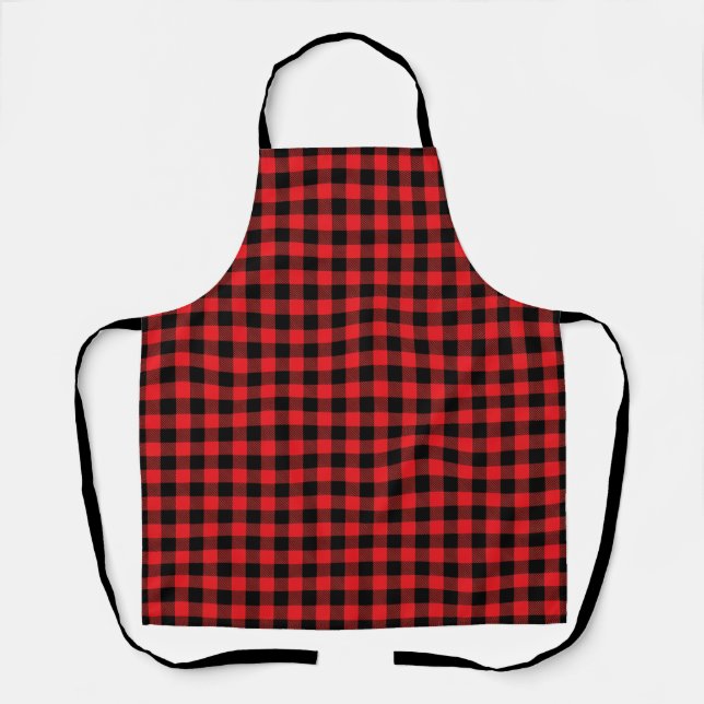 Delantal Buffalo Plaid Apron (Anverso)