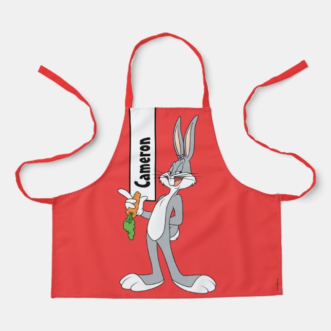 Delantal BUGS BUNNY™ Con Zanahoria (Anverso)