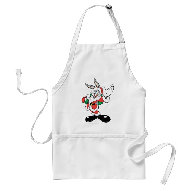 Delantal BUGS BUNNY™ Santa Waving (Frente)