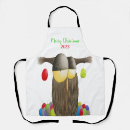 Delantal Búho de vacaciones de corte