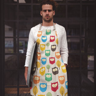 Delantal Búho Y Árbol