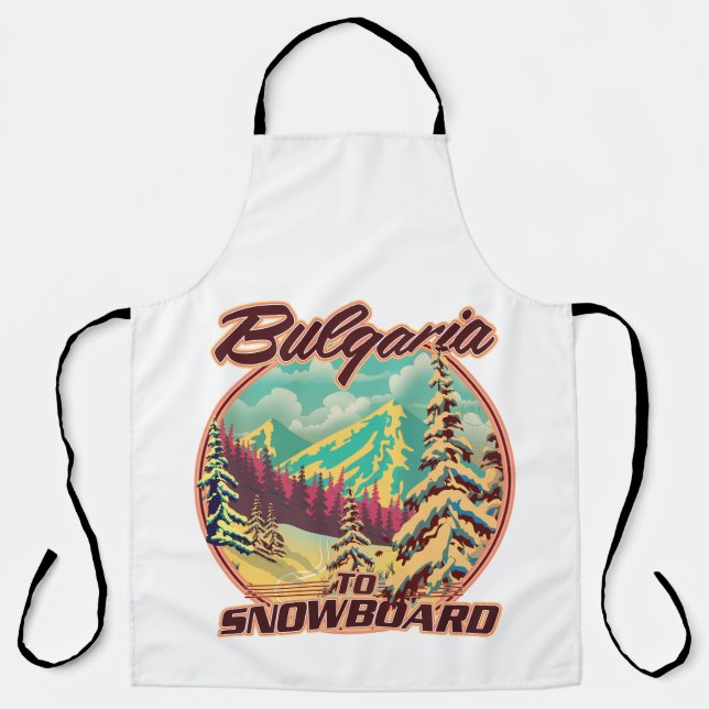Delantal Bulgaria para Snowboard (Anverso)