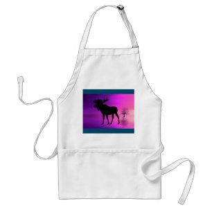 Delantal Bull Moose Silhouette