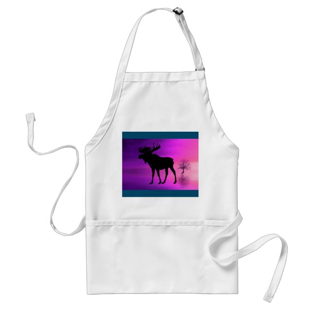 Delantal Bull Moose Silhouette (Frente)