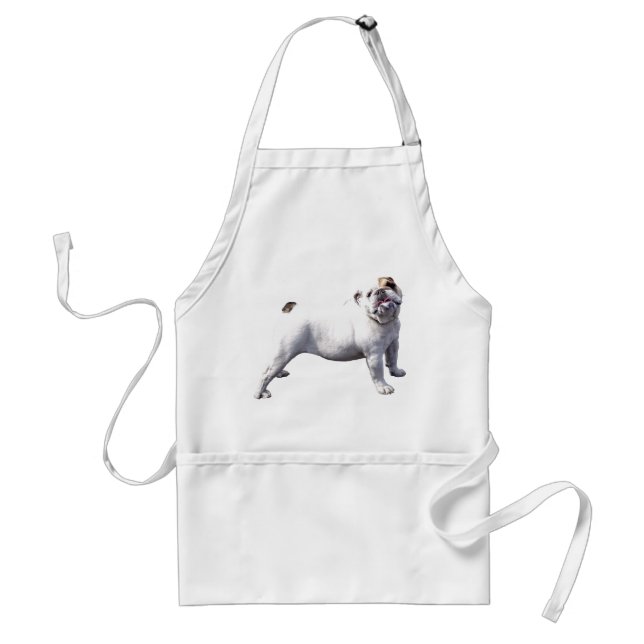 Delantal Bulldog De Pie (Frente)
