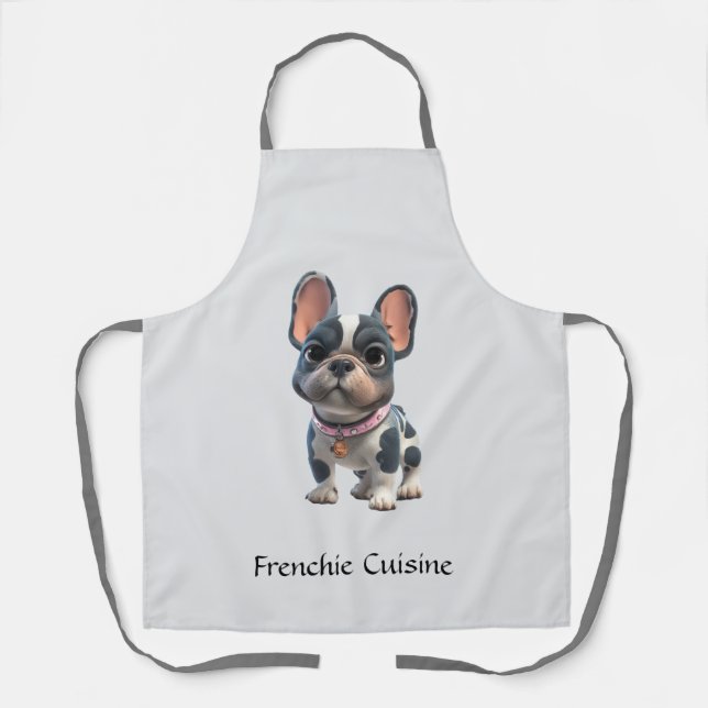 Delantal Bulldog Francés (Anverso)