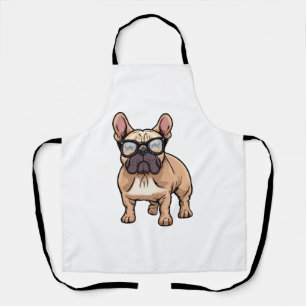 Delantal Bulldog Francés con Gafas