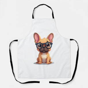 Delantal Bulldog Francés con Gafas Copia