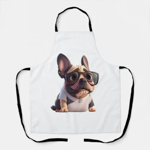 Delantal ¡Bulldog francés divertido! Camiseta esencial