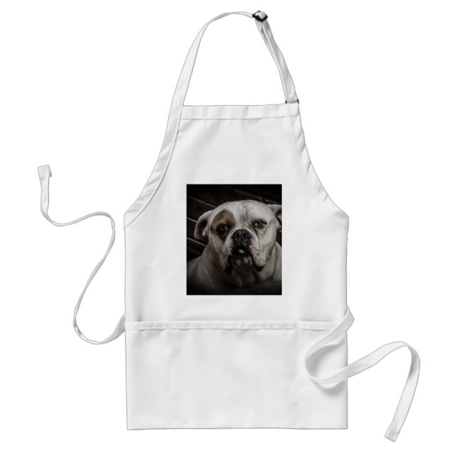 Delantal Bulldog lindo (Frente)