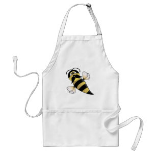 Delantal Bumble Bee con bigote
