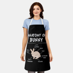 Delantal Bunny Anatomy Rabbit Lover Bunny Mom