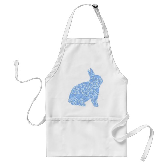 Delantal Bunny azul (Frente)