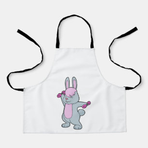 Delantal Bunny Fitness Dumbbell