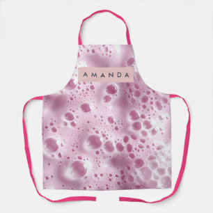 Delantal Burbuja Rosa Pastel Soñadora Personalizada