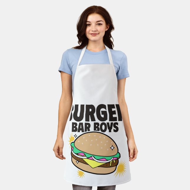 Delantal Burger Bar Boys (Gastado)