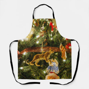 Delantal Buscando El Apron Del Árbol De Navidad