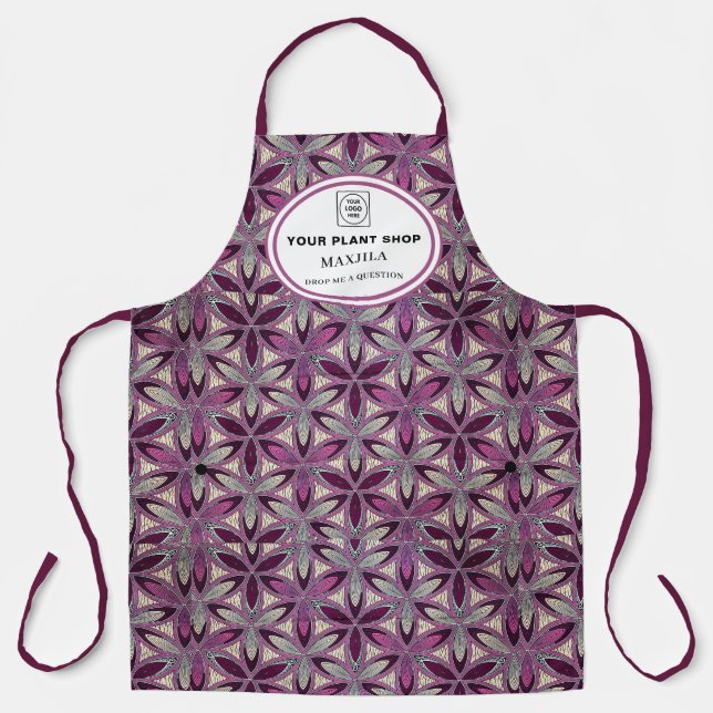 Delantal Business Employee Logo Promotional Custom Branding (Anverso)