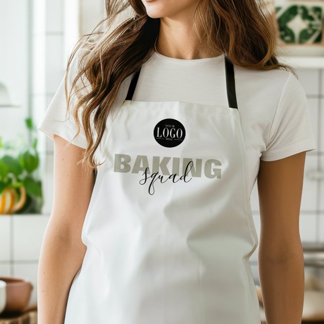 Delantal Business Logo Baking Squad Matching Group  Apron (Subido por el creador)