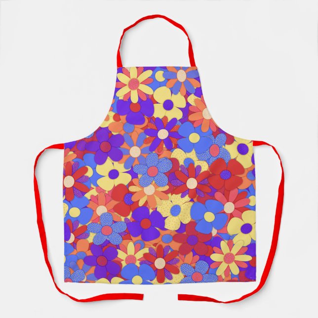 Delantal Bustling Bouquet Apron (Anverso)